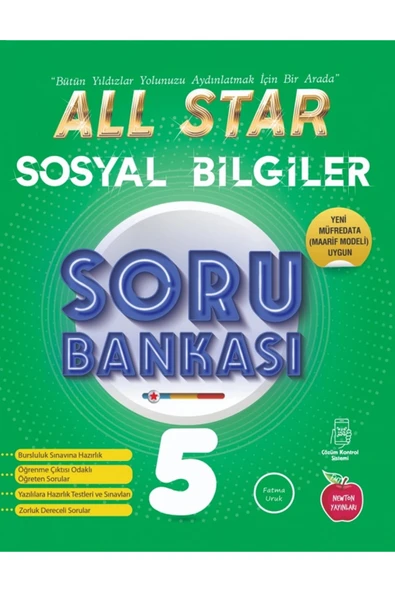 Newton Yayınları 5.SINIF ALL STAR TÜRKÇE + FEN BİLİMLERİ + SOSYAL BİLGİLER SORU BANKASI (3 KİTAP) - Resim 4