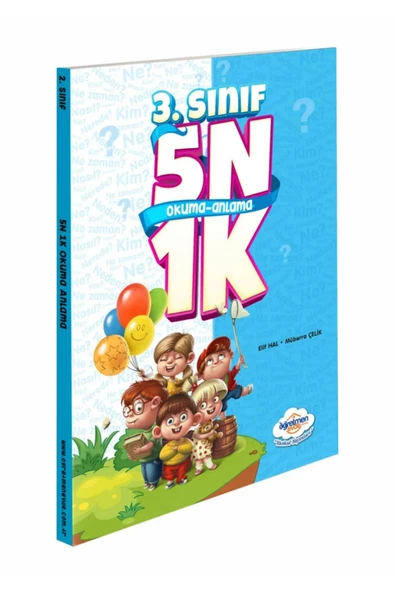 öğretmen evde Öğretmen Evde Yayınları 3. Sınıf 5n1k Okuma Anlama Kitabı ürün görseli 1