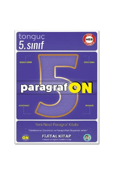 Tonguç Yayınları 5. Sınıf ParagrafON Soru Bankası - ürün görseli 1