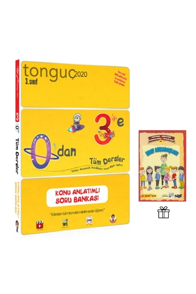 Tonguç Yayınları 3. Sınıf 0 Dan 3 E Konu Anlatımlı Soru Bankası + Sınıf Arkadaşım Hikaye Okuma Seti Hediye !!! ürün görseli 1