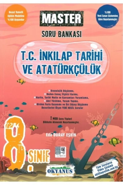 Okyanus Yayınları Okyanus 8.sınıf Master Inkılap Tarihi Soru Bankası