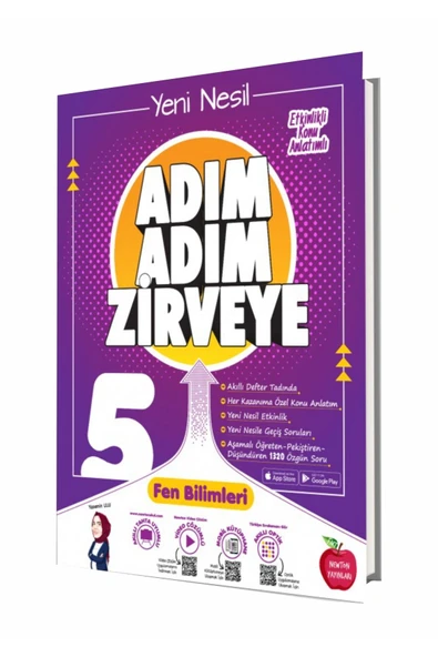 Newton Yayınları 5. Sınıf Adım Adım Fen Bilimleri Soru Bankası ürün görseli 1