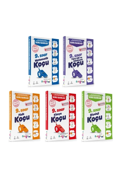 Tammat Yayıncılık Origami 9. Sınıf Sayısal Tüm Dersler Soru Bankası Set ürün görseli 1