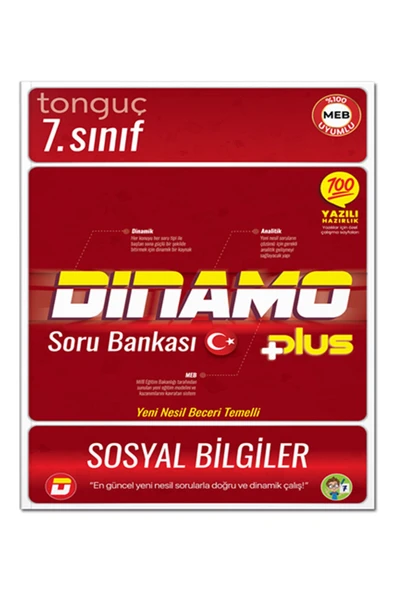Tonguç Yayınları 7. Sınıf Sosyal Bilgiler Dinamo Soru Bankası Meh03085 ürün görseli 1