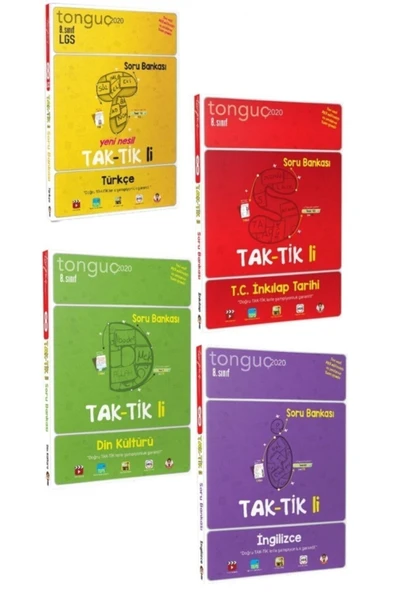 Tonguç Yayınları Tonguç 8. Sınıf Yeni Nesil Taktikli Soru Bankası Sözel Set 2022-2023 ürün görseli 1