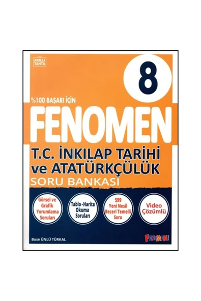 Gama Yayınları FENOMEN 8.SINIF İNKILAP TARİHİ VE ATATÜRKÇÜLÜK SORU BANKASI ürün görseli 1