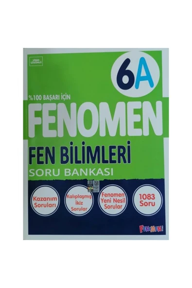 fenomen okul Yayınları Fenomen 6.sınıf Yeni Fen Bilimleri - A - Soru Bankası - Gama Fenomen