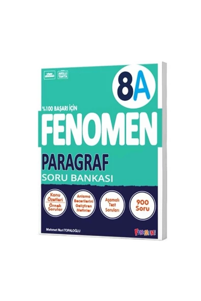 Gama Yayınları Fenomen 8. Sınıf Paragraf A Soru Bankası ürün görseli 1