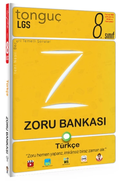 Tonguç Yayınları 8.sınıf Lgs Türkçe Zoru Bankası ürün görseli 1