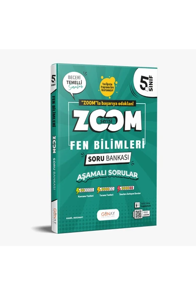 Günay Yayınları 5. Sınıf Zoom Serisi Fen Bilimleri Soru Bankası 2025-2026 (YENİ MÜFREDATA UYUMLU) - 2