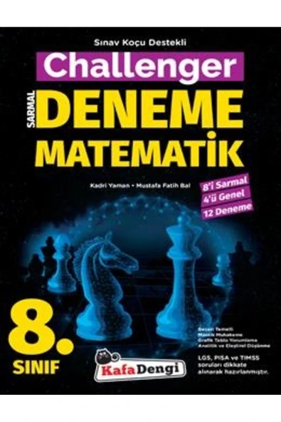 Kafa Dengi Yayınları Kafadengi 2025 8. Sınıf Lgs Matematik 12 Li Challenger Denemesi