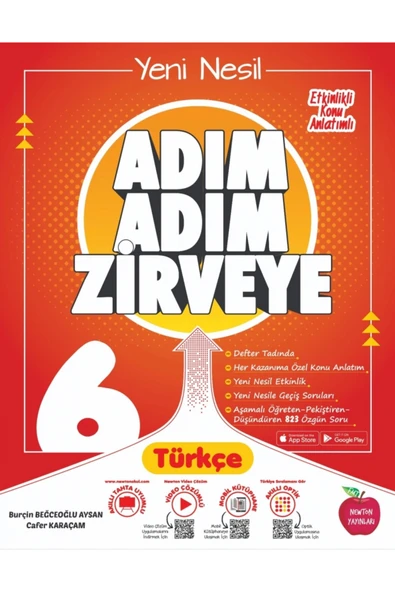 Newton Yayınları NEWTON 6.SINIF ADIM ADIM ETKİNLİKLİ KONU ANLATIMLI SORU BANKASI-TÜRKÇE ürün görseli 1