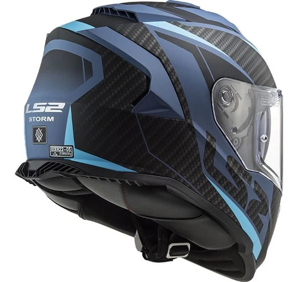 Storm Racer Mat Mavi Kask - 2