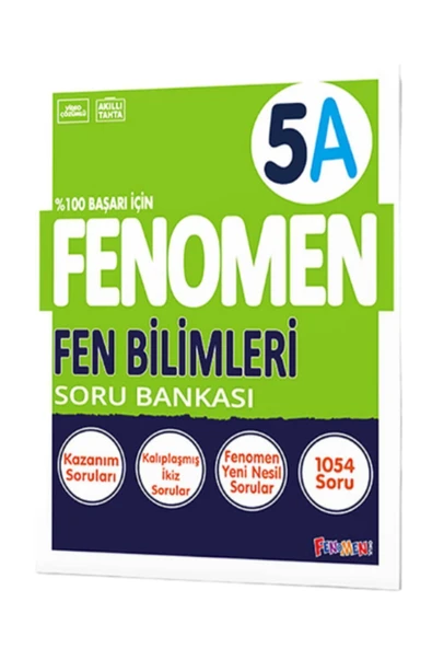Kurmay Yayınları Fenomen Okul 5. Sınıf Fen Bilimleri Soru Bankası (A) / 9786256972148 (2023 BASKI) ürün görseli 1