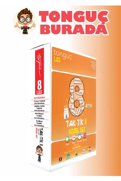 Tonguç Yayınları Tonguç 8. Sınıf Lgs Taktikli Sözel Set ürün görseli 1