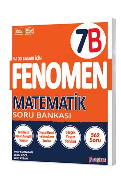 Fenomen Yayıncılık Fenomen 7. Sınıf Matematik B Soru Bankası 2025 Güncel Baskı ürün görseli 1