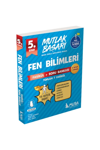 Muba Yayınları MUTLAK BAŞARI 5.SINIF FEN BİLİMLERİ FASİKÜL+SORU BANKASI ürün görseli 1