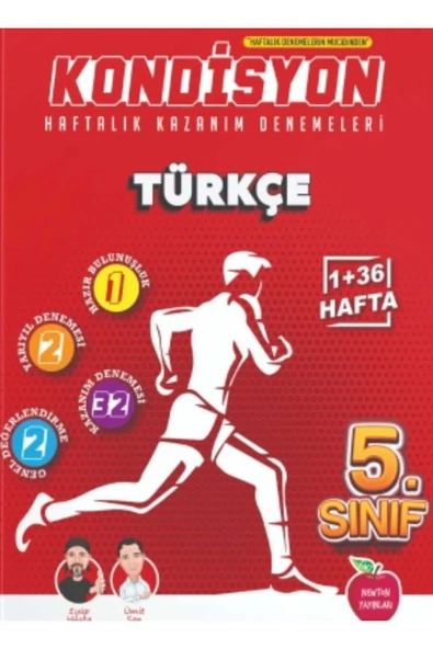 Newton Yayınları 5.SINIF KONDİSYON HAFTALIK KAZANIM DENEME 37 HAFTA TÜRKÇE YENİ 2024-2025 ürün görseli 1