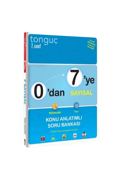 Tonguç Yayınları Tonguç 0'dan 7'ye Sayısal Konu Anlatımlı Soru Bankası ürün görseli 1