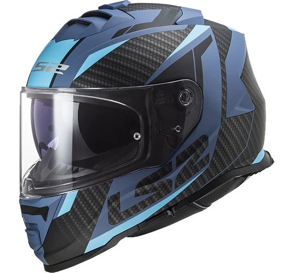Storm Racer Mat Mavi Kask