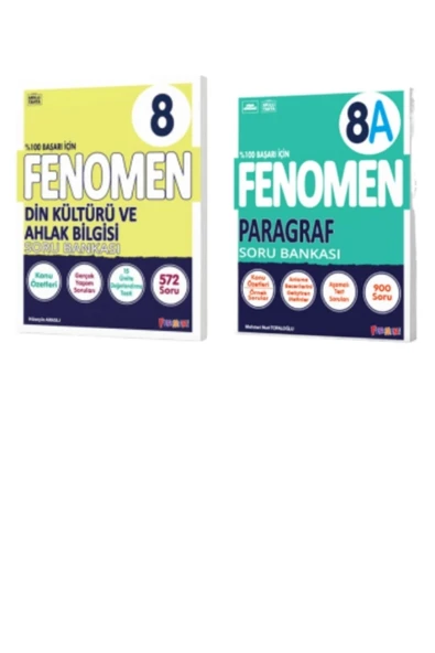 Fenomen Yayıncılık Fenomen Yayınları 8.sınıf Dinkültürü Ve Ahlak Bilgisi-paragraf(A) ürün görseli 1