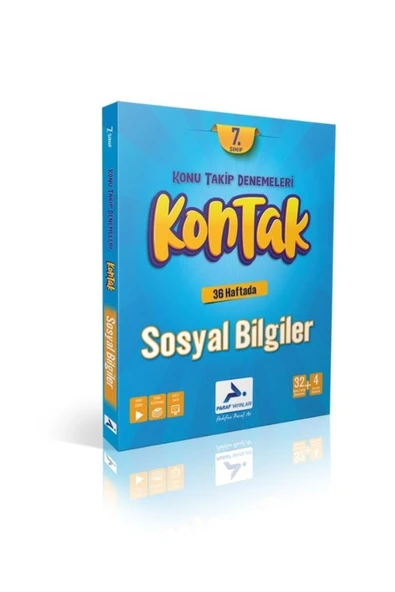 paraf yayınları PARAF YAYINLARI 7 SINIF KONU TAKİP DENEMELERİ KONTAK SOSYAL   BİLGİLER ürün görseli 1