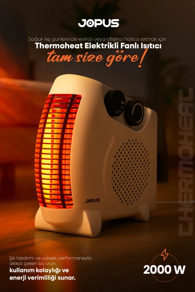 Jopus Fanlı Isıtıcı JO-FI001 - Resim 2