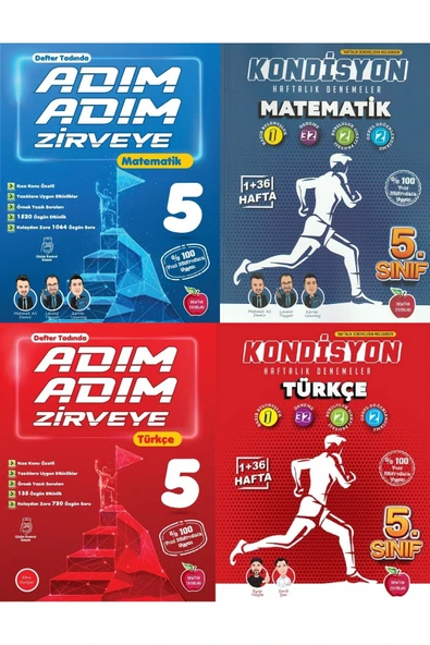 Newton Yayınları 5. Sınıf Türkçe ve Matematik Soru Bankası + Kondisyon Türkçe ve Matematik Denemeleri Seti ürün görseli 1