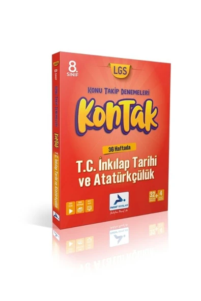 paraf yayınları Paraf 8. Sınıf T.C. İnkılap Tarihi ve Atatürkçülük Kontak Konu Takip Denemeleri 2025 ürün görseli 1