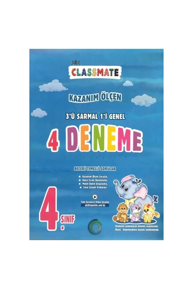Okyanus Yayınları Okyanus 4. Sınıf Kazanım Ölçen 4'lü Deneme ürün görseli 1