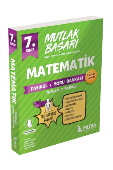 Muba Yayınları MUTLAK BAŞARI 7.SINIF MATEMATİK FASİKÜL+SORU BANKASI