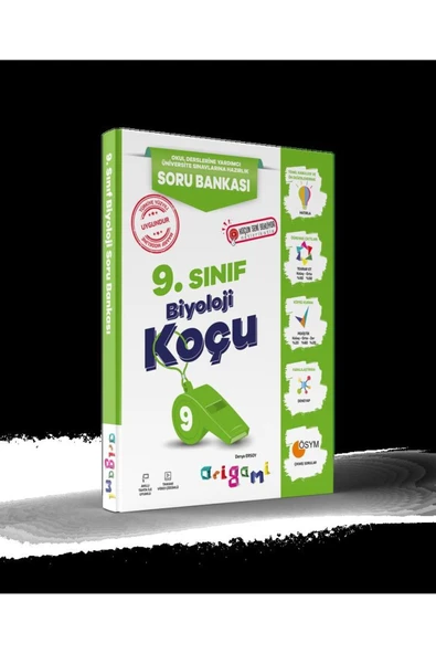 Tammat Yayıncılık KOPYA - 9. Sınıf Biyoloji Soru Bankası Origami Tammat Yayınları