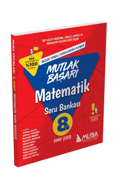 Muba Yayınları MUTLAK BAŞARI 8.SINIF LGS MATEMATİK SORU BANKASI ürün görseli 1