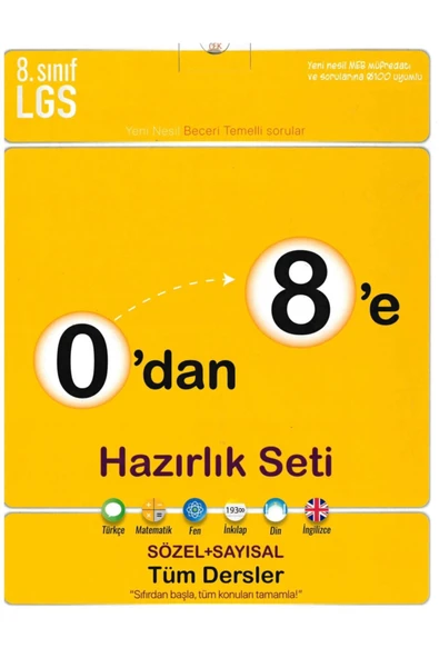 Tonguç Yayınları 0'dan 8'e Hazırlık Seti ürün görseli 1