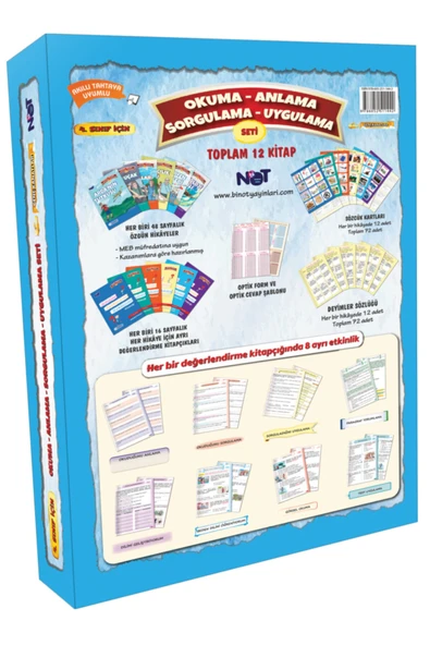 Binot Yayınları 4.sınıf Genç Kanatlar Okuma Anlama Seti ürün görseli 1