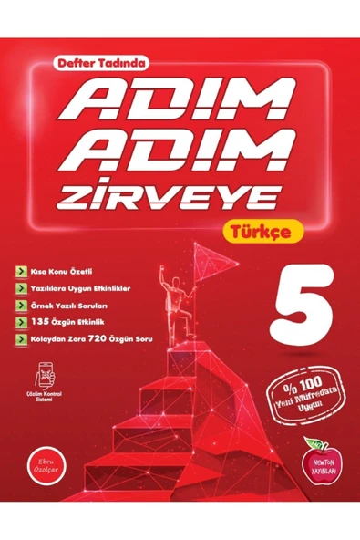 Newton Yayınları 5.Sınıf Adım Adım Zirveye Matematik + Fen Bilimleri + Türkçe + Sosyal Bilgiler Soru Bankası(4 Kitap) - Resim 4