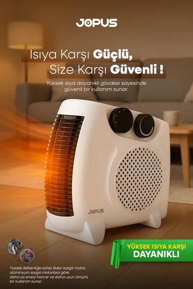 Jopus Fanlı Isıtıcı JO-FI001 - Resim 4
