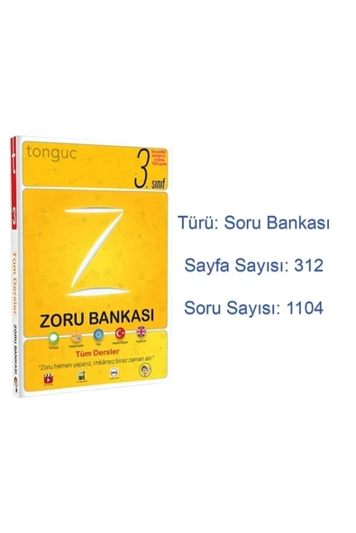 Tonguç Yayınları 3. Sınıf Şampiyon Paketi 2022 / Toplam 3 Kitap - Resim 3