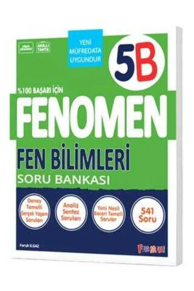 Gama Yayınları FENOMEN 5.SINIF FEN BİLİMLERİ SORU BANKASI (B) ürün görseli 1