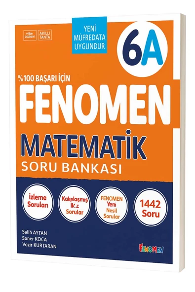 Fenomen Yayıncılık Fenomen Yayınları 6 Matematik A Soru Bankası 2026 Güncel Baskı ürün görseli 1