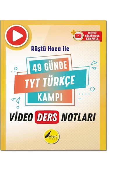 Rüştü Hoca 49 Günde TYT Türkçe Video Ders Notları ürün görseli 1