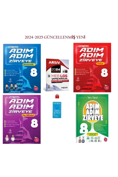 Newton Yayınları Newton 8. Sınıf Adım Adım Zirveye Matematik Fen Türkçe Inkılap Soru Bankası Seti 4 Kitap ürün görseli 1