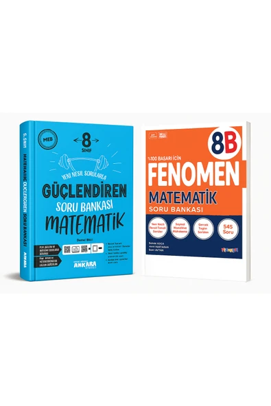 Fenomen Yayıncılık Fenomen Yayınları ve Ankara yayıncılık 8.sınıf set ürün görseli 1