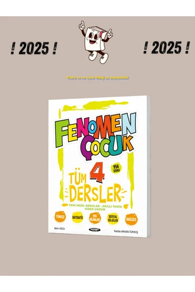 Fenomen Yayıncılık Fenomen Çocuk 4. Sınıf Tüm Dersler Soru Bankası 2025 ürün görseli 1