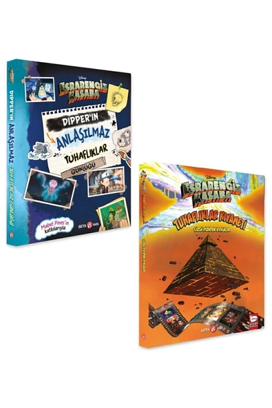 Beta Kids Disney Esrarengiz Kasaba 2 Kitap Set - Dipper'in Anlaşılmaz Tuhaflıklar Günlüğü-tuhaflıklar Kıyameti