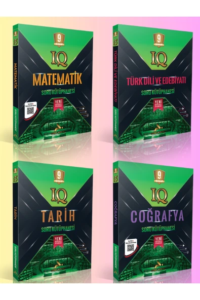 paraf yayınları 9.Sınıf Soru Kütüphanesi Seti - Matematik-Tarih-Coğrafya-Edebiyat ürün görseli 1