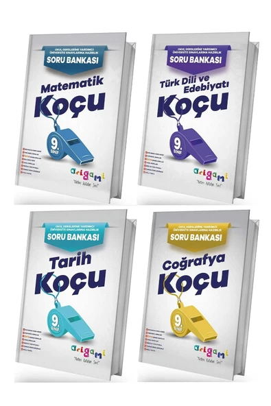 Tammat Yayıncılık Tammat Origami 9. Sınıf Matematik - Türk Dili Ve Edebiyatı - Tarih - Coğrafya Soru Bankası ürün görseli 1