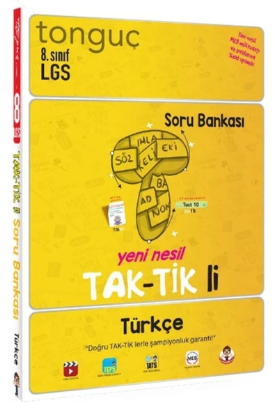 Tonguç Yayınları 8. Sınıf Türkçe Taktikli Soru Bankası ürün görseli 1