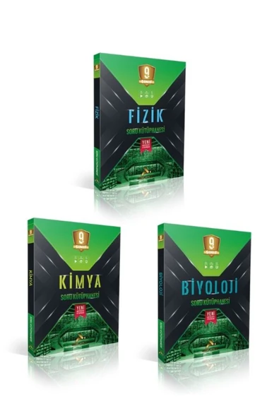 paraf yayınları 9. Sınıf Fizik- Kimya - Biyoloji Soru Kütüphanesi Set 3 Kitap 2025 Güncel ürün görseli 1