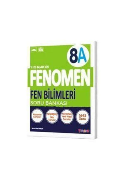 Fenomen Yayıncılık 8.Sınıf Fenomen Yayıncılık A Matematik + A Fen Bilimleri + Ankara Yayınları Güçlendiren Soru Bankası - 3